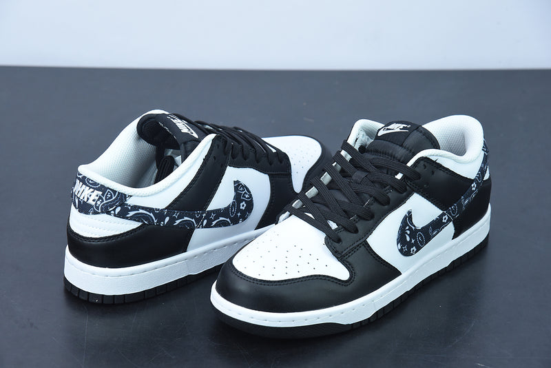 Tênis SB Dunk Low – Modelo “Black Paisley” (Estampa Exclusiva)