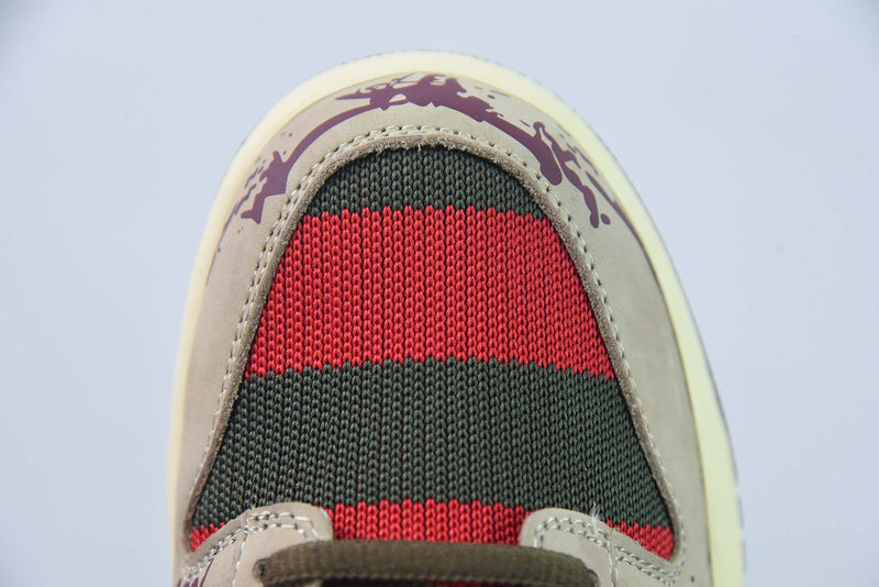 Tênis SB Dunk Low – Modelo “Freddy Krueger” (Edição Halloween)