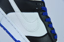 Tênis Dunk Low – Modelo “Game Royal” (Branco/Preto/Azul Royal)