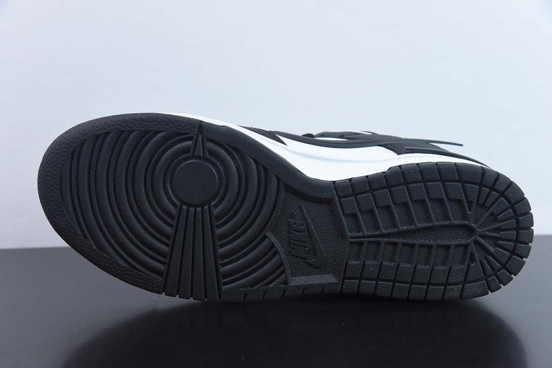 Tênis SB Dunk Low – Modelo “Twist Panda” (Preto/Branco) – Design Contrastante