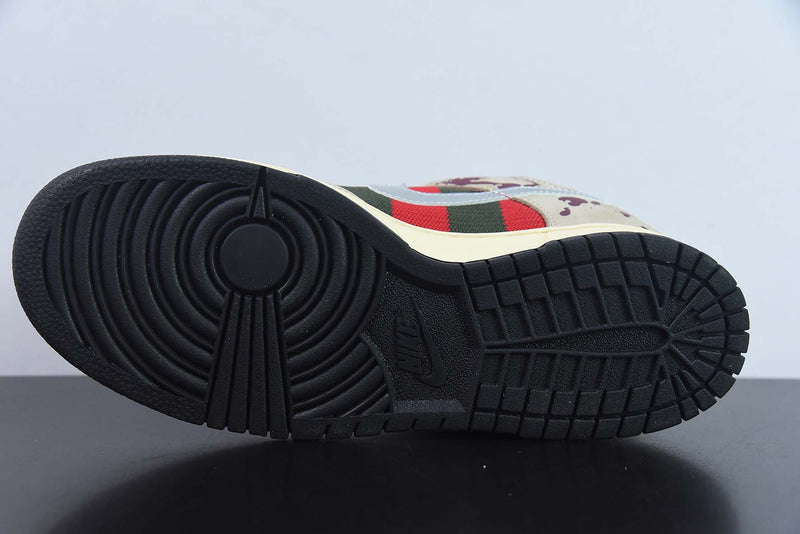 Tênis SB Dunk Low – Modelo “Freddy Krueger” (Edição Halloween)