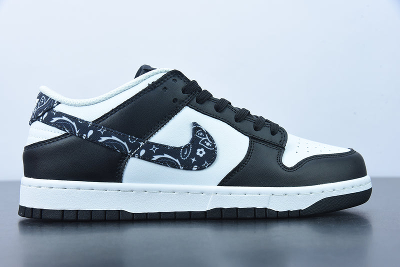 Tênis SB Dunk Low – Modelo “Black Paisley” (Estampa Exclusiva)