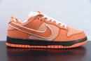 Tênis SB Dunk Low – Modelo “Orange Lobster” (Laranja/Branco) – Edição Concepts