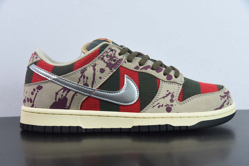 Tênis SB Dunk Low – Modelo “Freddy Krueger” (Edição Halloween)