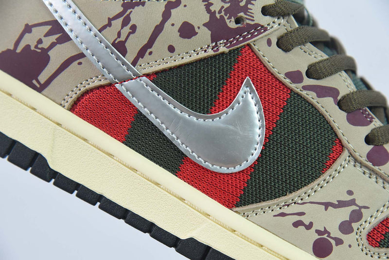 Tênis SB Dunk Low – Modelo “Freddy Krueger” (Edição Halloween)