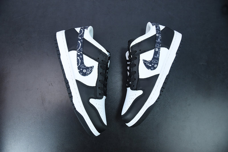 Tênis SB Dunk Low – Modelo “Black Paisley” (Estampa Exclusiva)