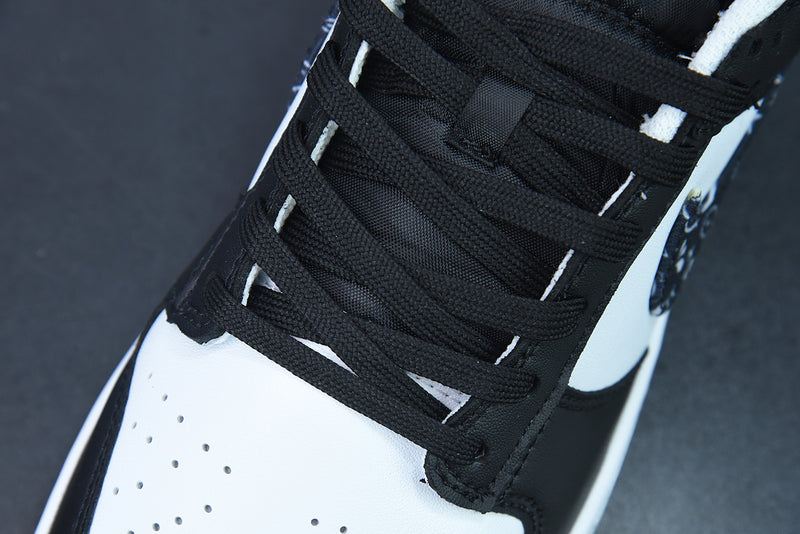 Tênis SB Dunk Low – Modelo “Black Paisley” (Estampa Exclusiva)
