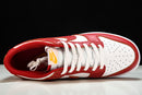 Tênis Dunk Low – University Red (Vermelho/Branco)