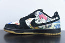 Tênis SB Dunk Low – Modelo “Rammellzee” (Preto/Branco) – Colaboração Supreme