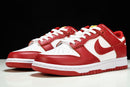 Tênis Dunk Low – University Red (Vermelho/Branco)