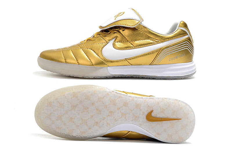 Chuteira Futsal – Modelo “Tiempo” (Linha Clássica)